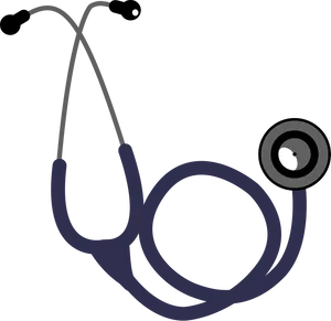 Medical Stethoscope Vector Illustration PNG image