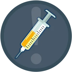 Medical Syringe Icon PNG image