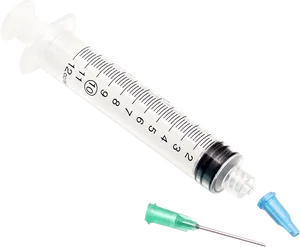 Medical Syringeand Needle PNG