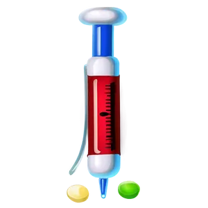 Medication Syringe PNG 2 PNG