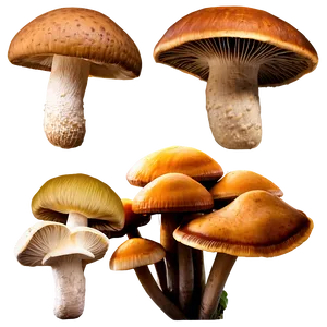 Medicinal Mushrooms Png 05242024 PNG image