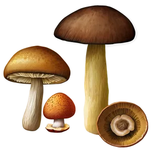 Medicinal Mushrooms Png 14 PNG image