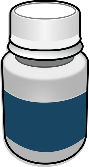 Medicine Bottle Vector Illustration PNG image