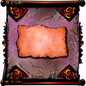 Medieval Battle Scroll PNG Hun PNG
