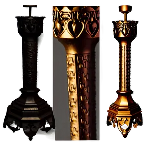 Medieval Candlestick Replica PNG 38 PNG
