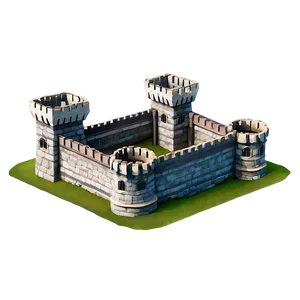 Medieval Castle Building PNG Stn