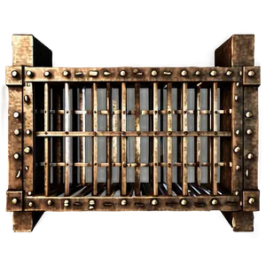 Medieval Dungeon Cage PNG Uad PNG