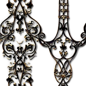 Medieval Filigree Clipart PNG Oiu