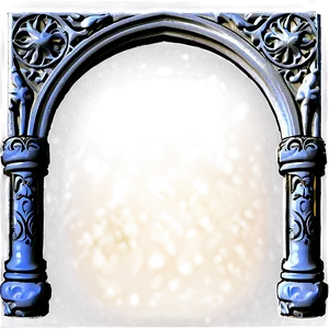 Medieval Gothic Frame PNG 40