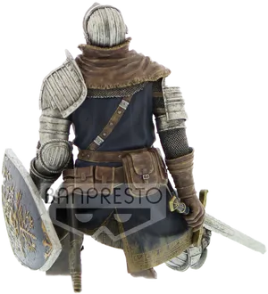 Medieval Knight Figurine PNG image