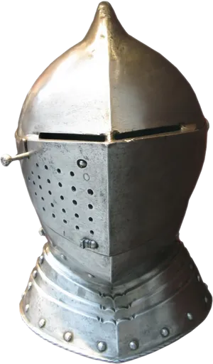 Medieval Knight Helmet PNG image