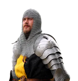 Medieval Knightin Armor PNG image