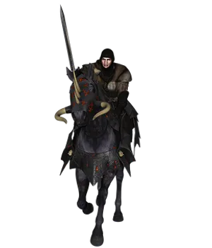 Medieval Knighton Horseback