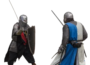 Medieval Knights Duel PNG image