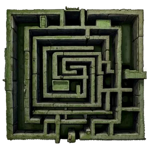 Medieval Labyrinth Drawing Png 14 PNG image