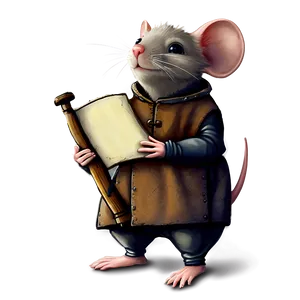 Medieval Mouse PNG 05042024 PNG
