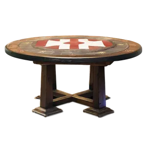 Medieval Round Table Recreation PNG 06132024