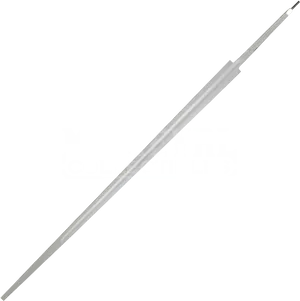 Medieval Spear Against Gray Background PNG image