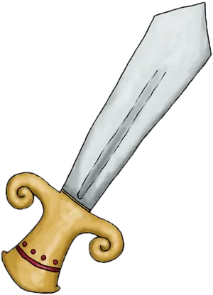 Medieval Sword Illustration PNG image