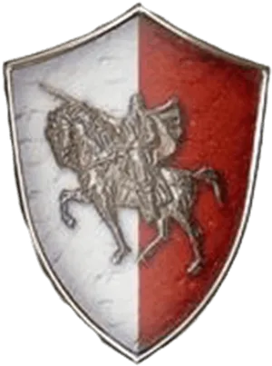 Medieval Unicorn Shield PNG image