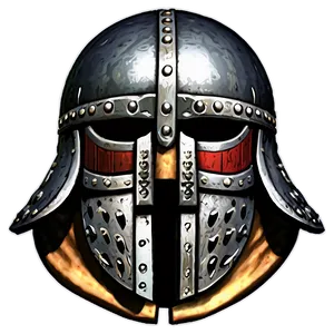 Medieval Viking Helmet PNG Hck46