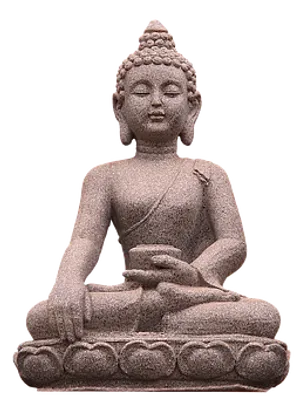 Meditating Buddha Statue PNG
