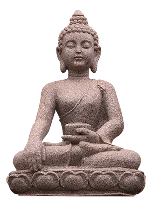 Meditating Buddha Statue.png PNG image