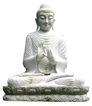 Meditating Buddha Statue PNG image