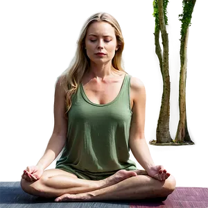 Meditation And Relaxation Png Lmx37 PNG image