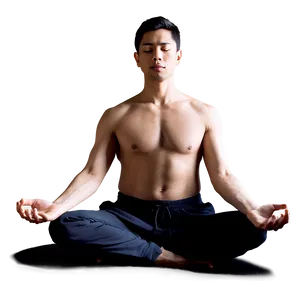 Meditation And Yoga Fusion Png Njd75 PNG image