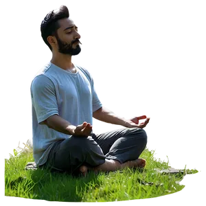 Meditation In Nature Png 19 PNG image