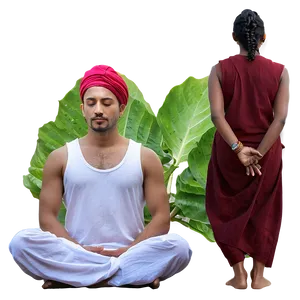 Meditation In Nature Png Evp28 PNG image