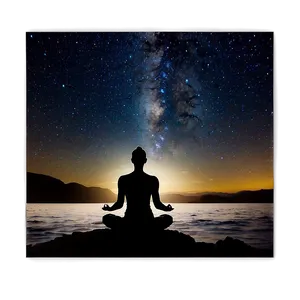 Meditation Under The Stars Png Jbr PNG image