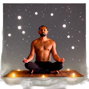 Meditation Under The Stars Png Jdl PNG image
