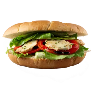 Mediterranean Chicken Sandwich PNG 61
