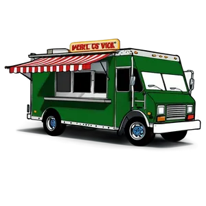 Mediterranean Food Truck PNG 90