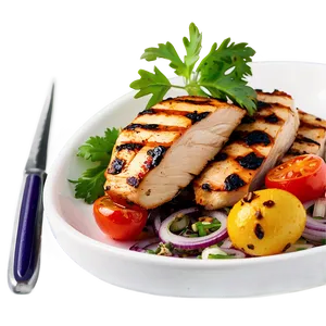 Mediterranean Grilled Chicken Png 06262024 PNG image