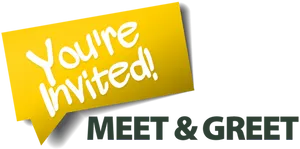 Meetand Greet Invitation PNG image