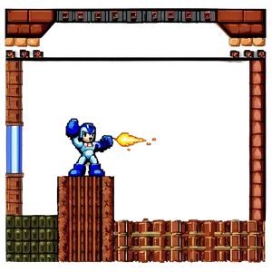 Mega Man 8-bit PNG Iqr89