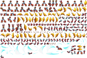 Mega Man Animated Sprite Sheet
