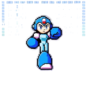 Mega Man Pixel Art Png Bfq83 PNG image