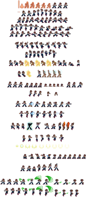 Mega Man Sprite Sheet Compilation