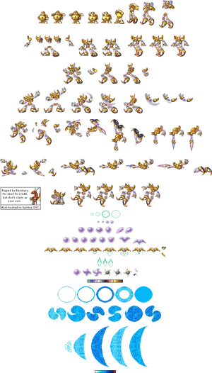 Mega Man Sprite Sheet Compilation PNG image