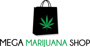 Mega Marijuana Shop Logo PNG image