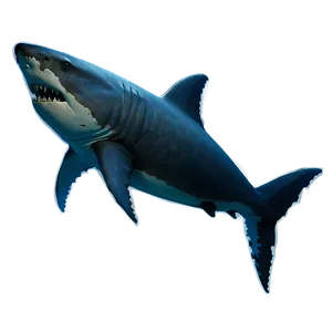 Megalodon Swimming Silhouette Png Nlk PNG image