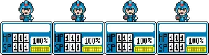 Megaman Sprite Animation Stages PNG image