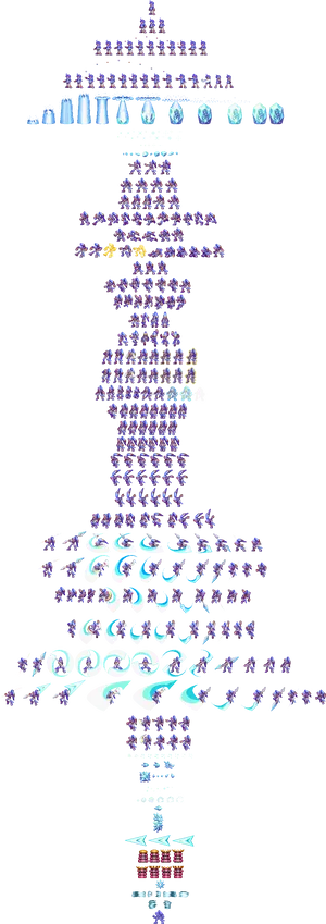 Megaman Sprite Transformation PNG image