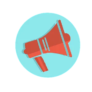 Megaphone Icon Graphic