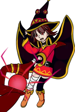 Megumin Anime Character Art PNG