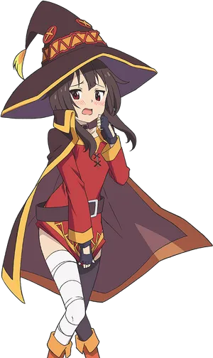 Megumin Anime Character Art PNG image